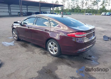 2018 Ford Fusion Se из США, поврежденный, VIN 3FA6P0HD7JR200877